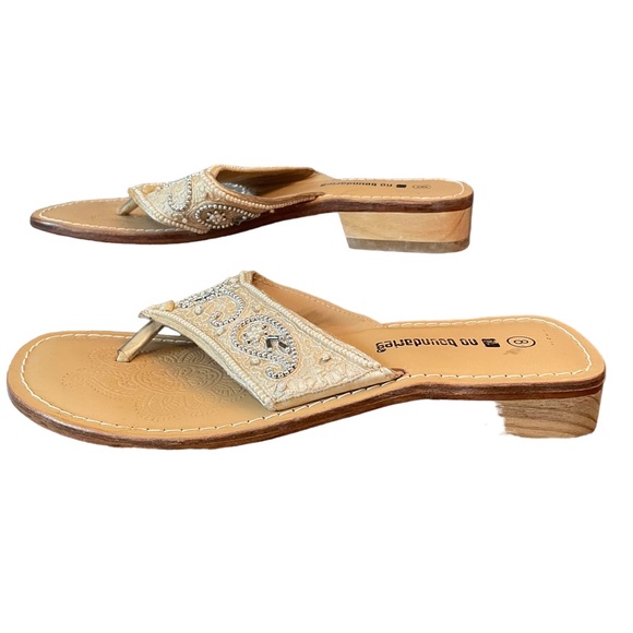 COPY - no boundaries bedazzled woman’s sandals,size 8 - Picture 5 of 7